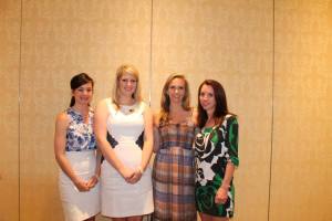 GAAAA members celebrating 10 years of Alpha Delta Pi sisterhood.